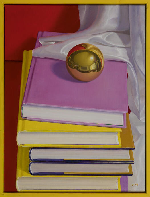 Still Life With Cup And Books 12"X16"