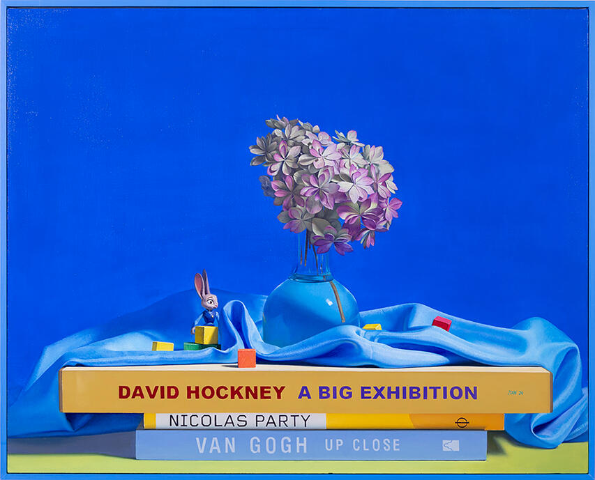 Still Life With Dry Flower 24"X30"