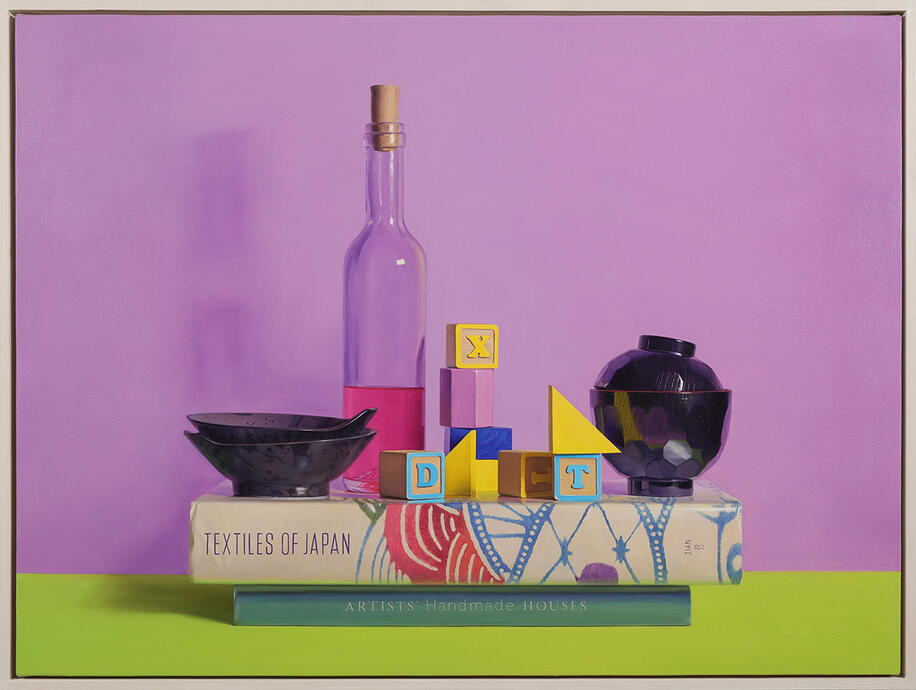 Still Life In LIght Purple 30"X40"